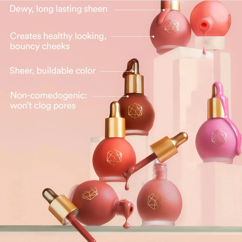 EM Color Drops Serum Blush pick from 4 gorgeous shades for dewy youthful finish